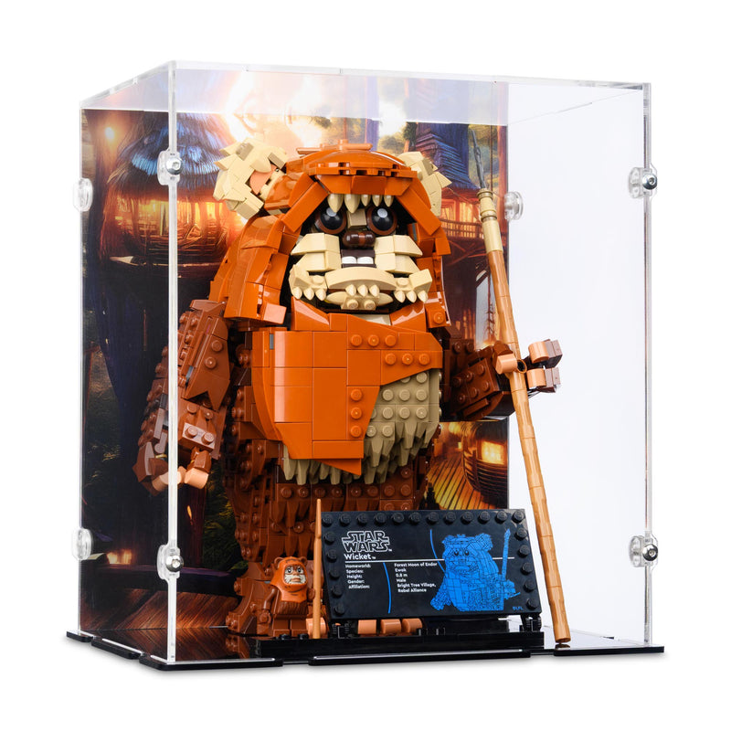 Wicket the Ewok Display Case for LEGO 75430