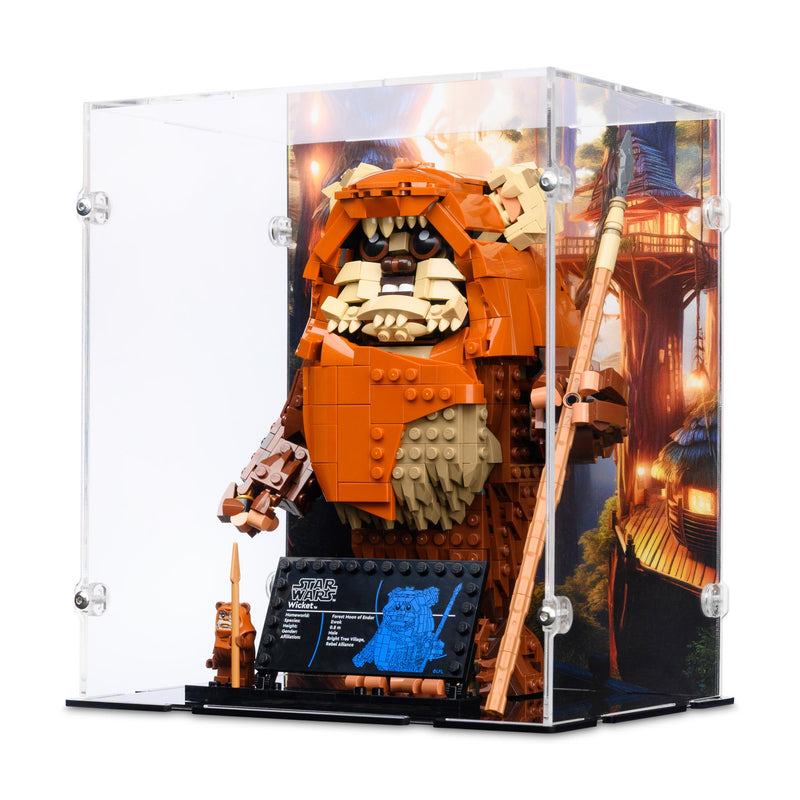 Wicket the Ewok Display Case for LEGO 75430