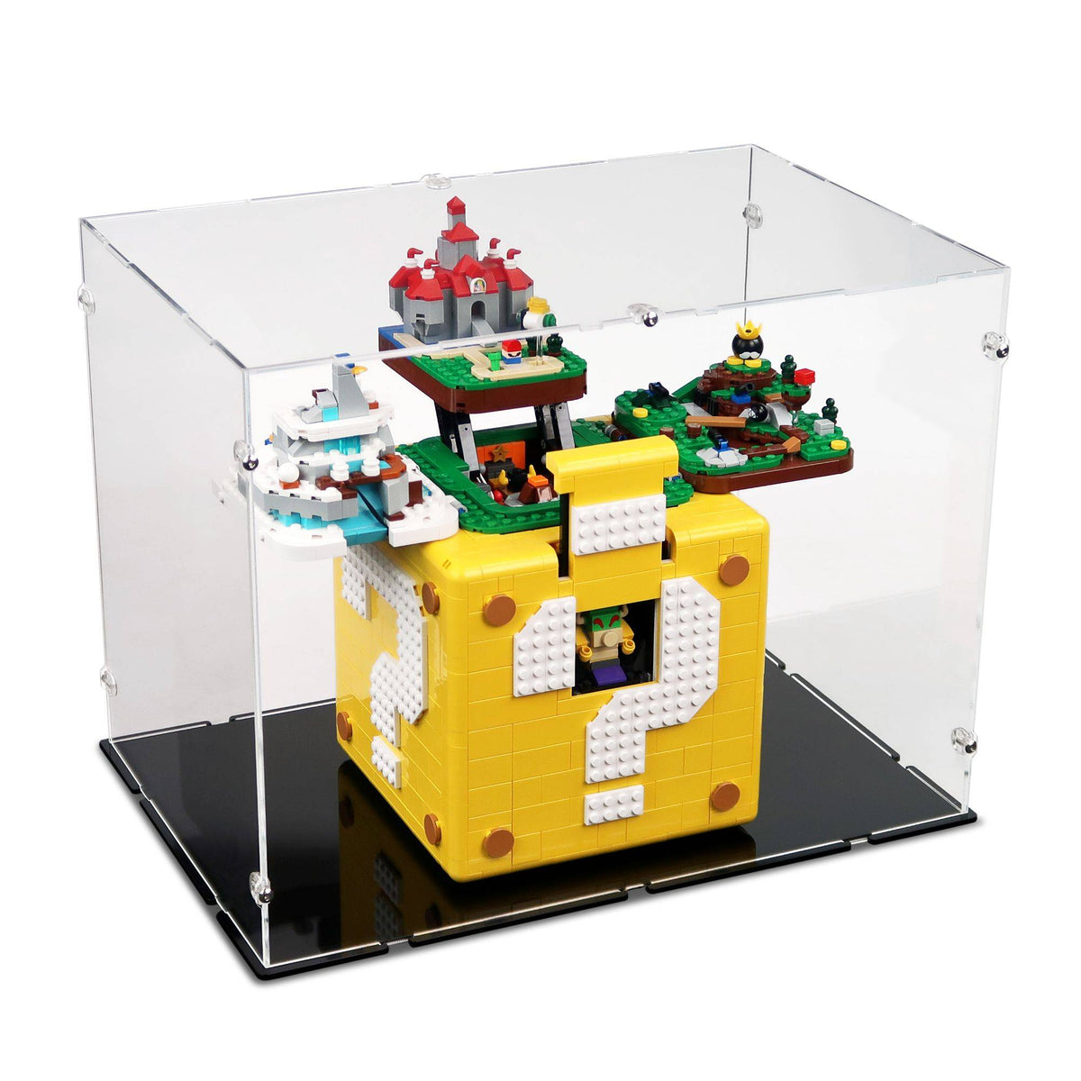 LEGO Super Mario Question Mark Block XL Display Case | iDisplayit US ...