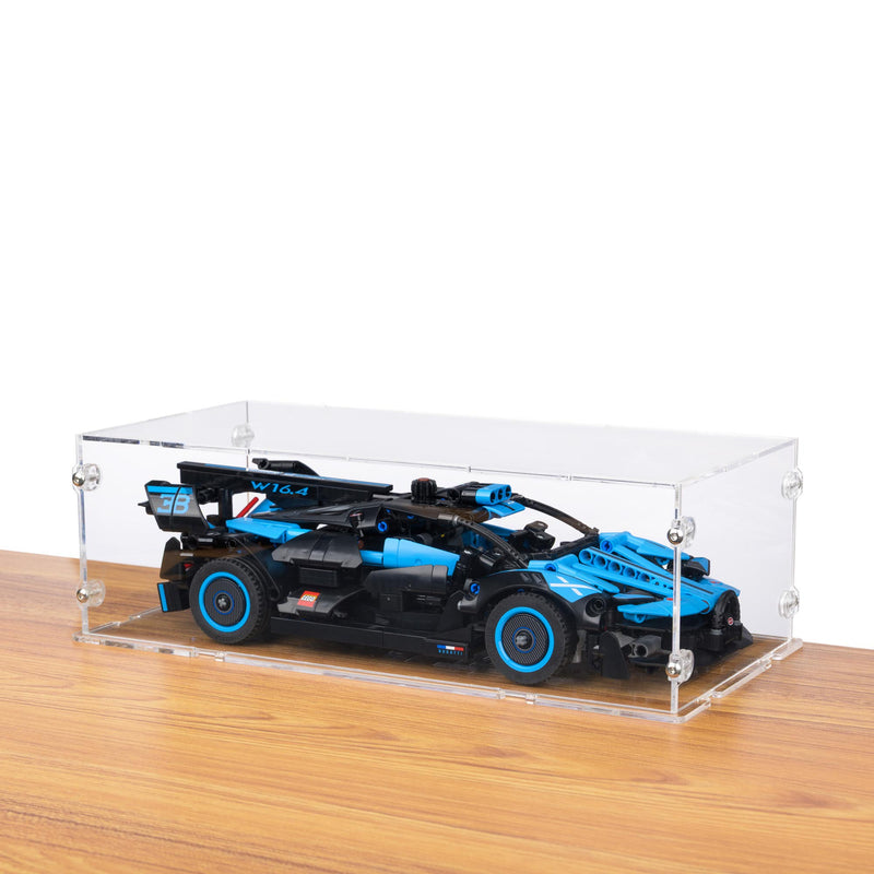 Bugatti Bolide Agile Blue Display Case for LEGO 42162