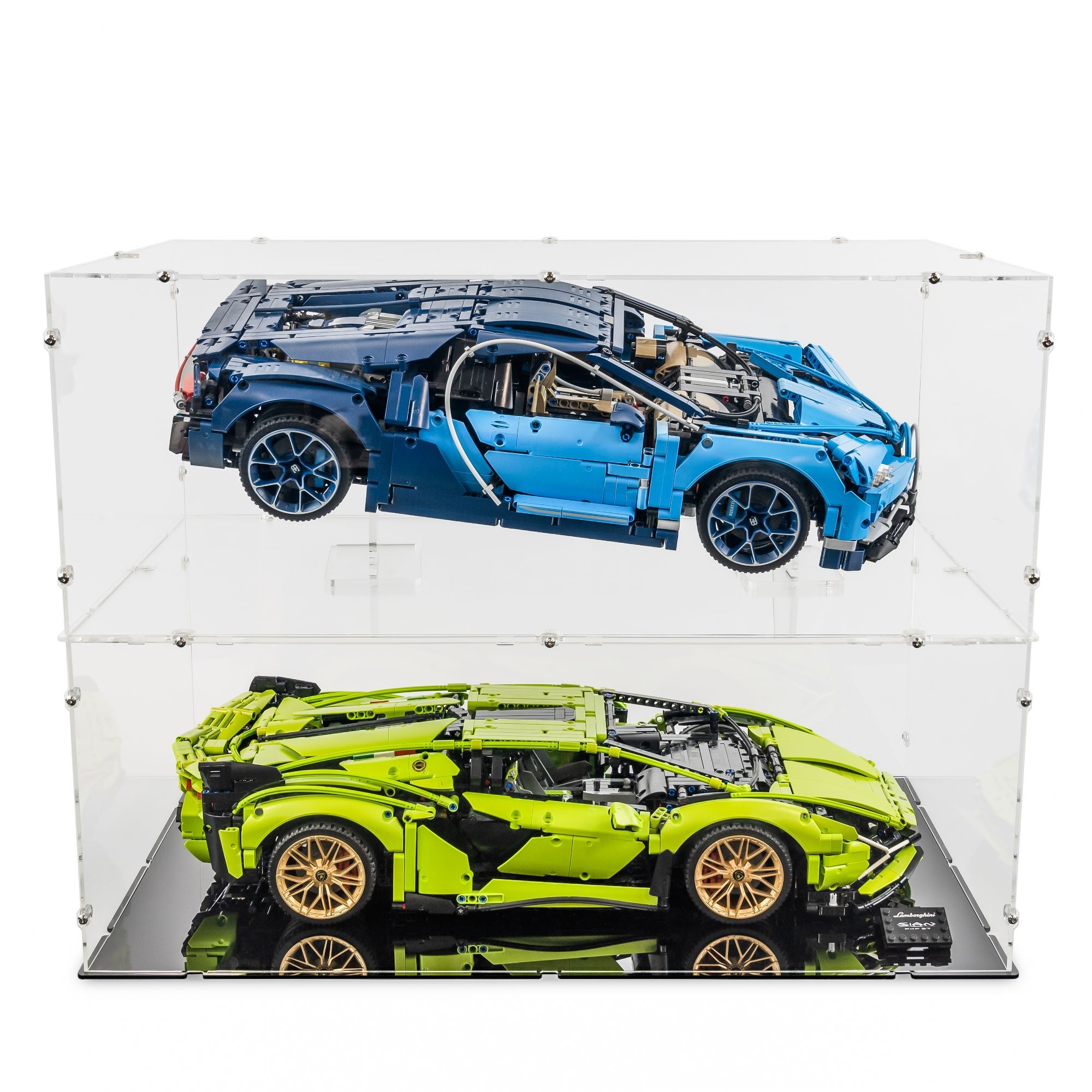XL Acrylic Display Case for LEGO Bugatti Chiron | iDisplayit US