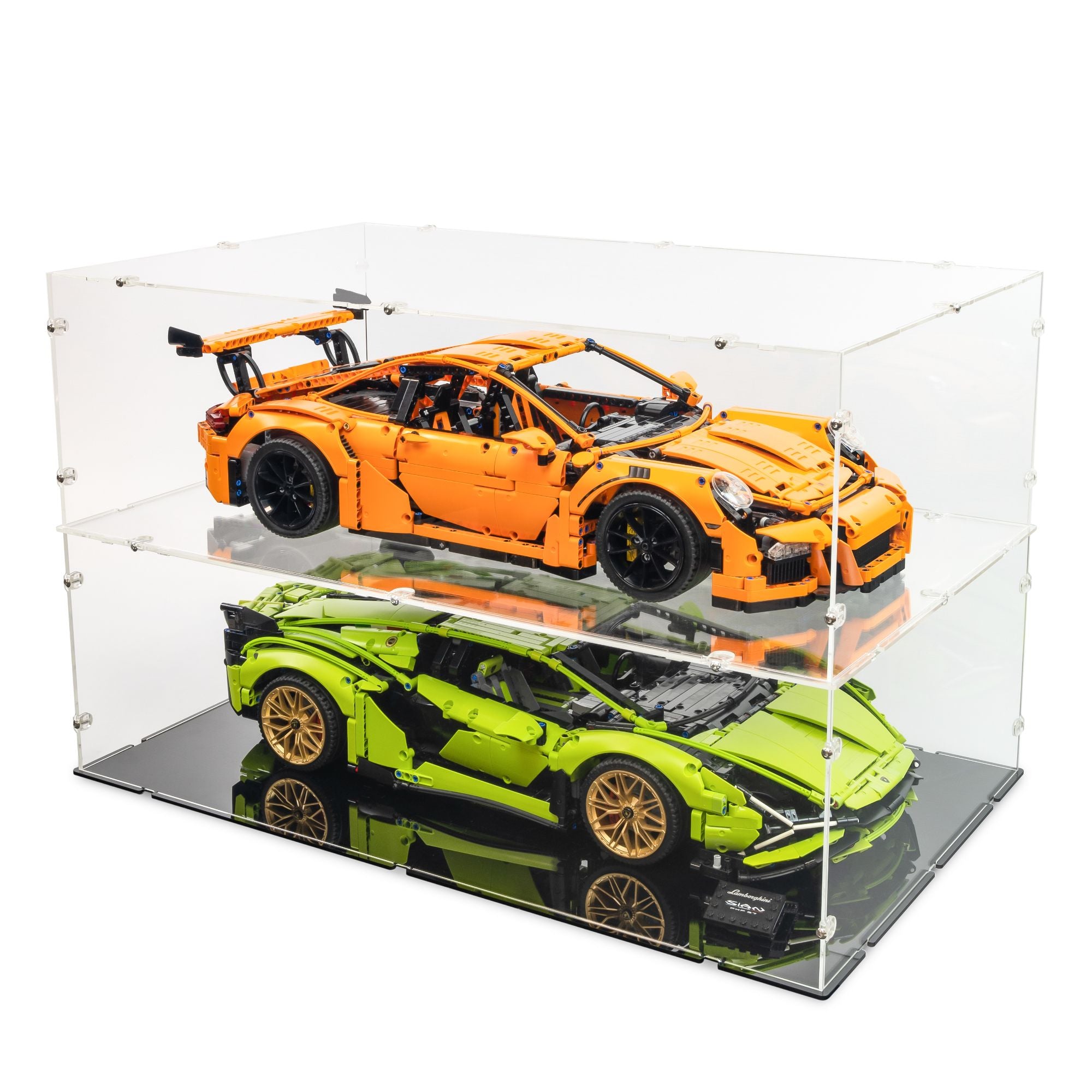 Porsche 911 GT3 RS ミニカー ディスプレイケース付 LEGO Display Case | LEGO Porsche 911 GT3 RS | iDisplayit USA