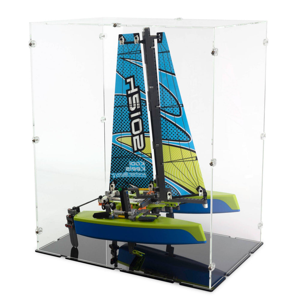 Acrylic Display Case for LEGO Catamaran | iDisplayit — iDisplayit.com