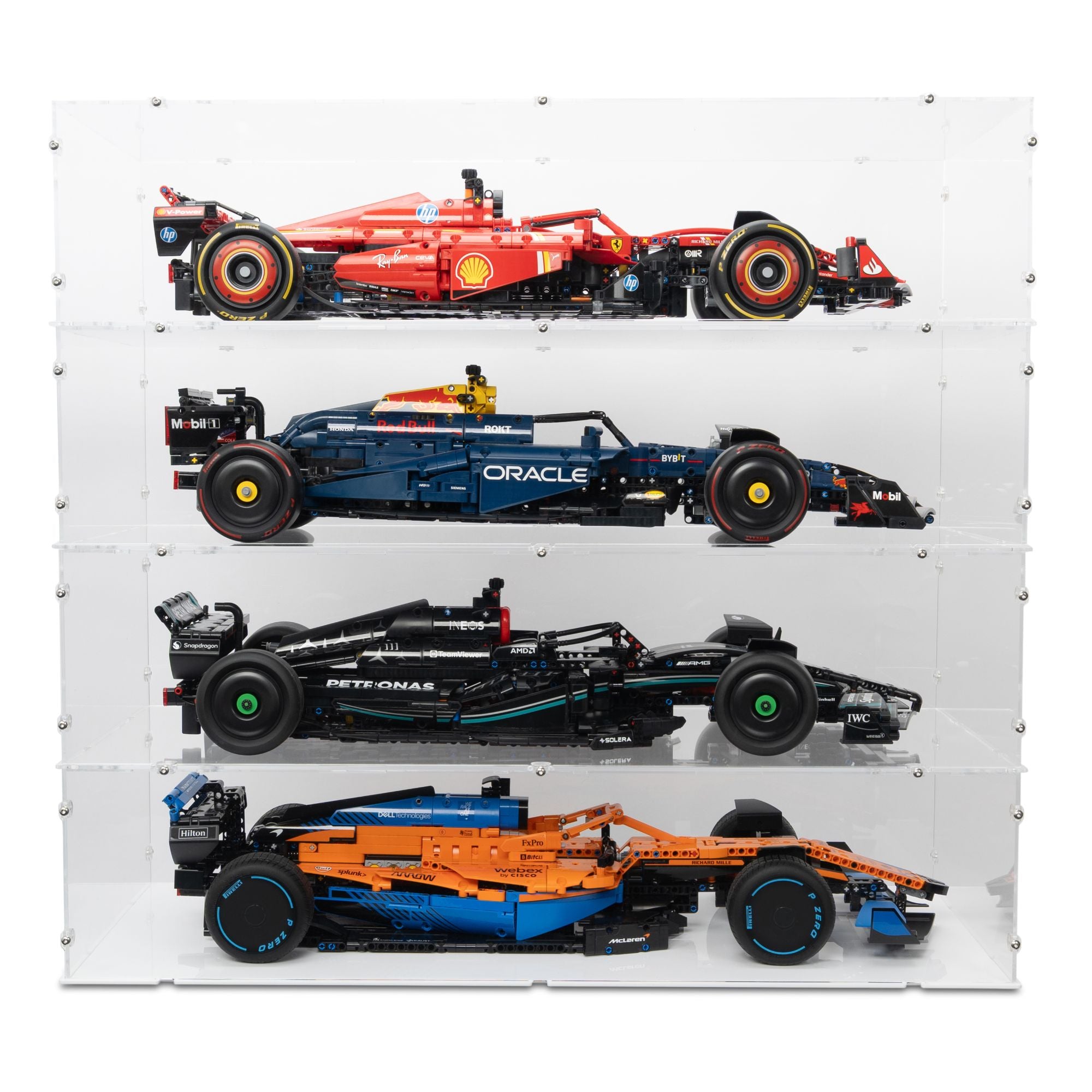 Ferrari F1 マルチケース Acrylic Display Case for LEGO Ferrari SF-24 F1 Car | iDisplayit