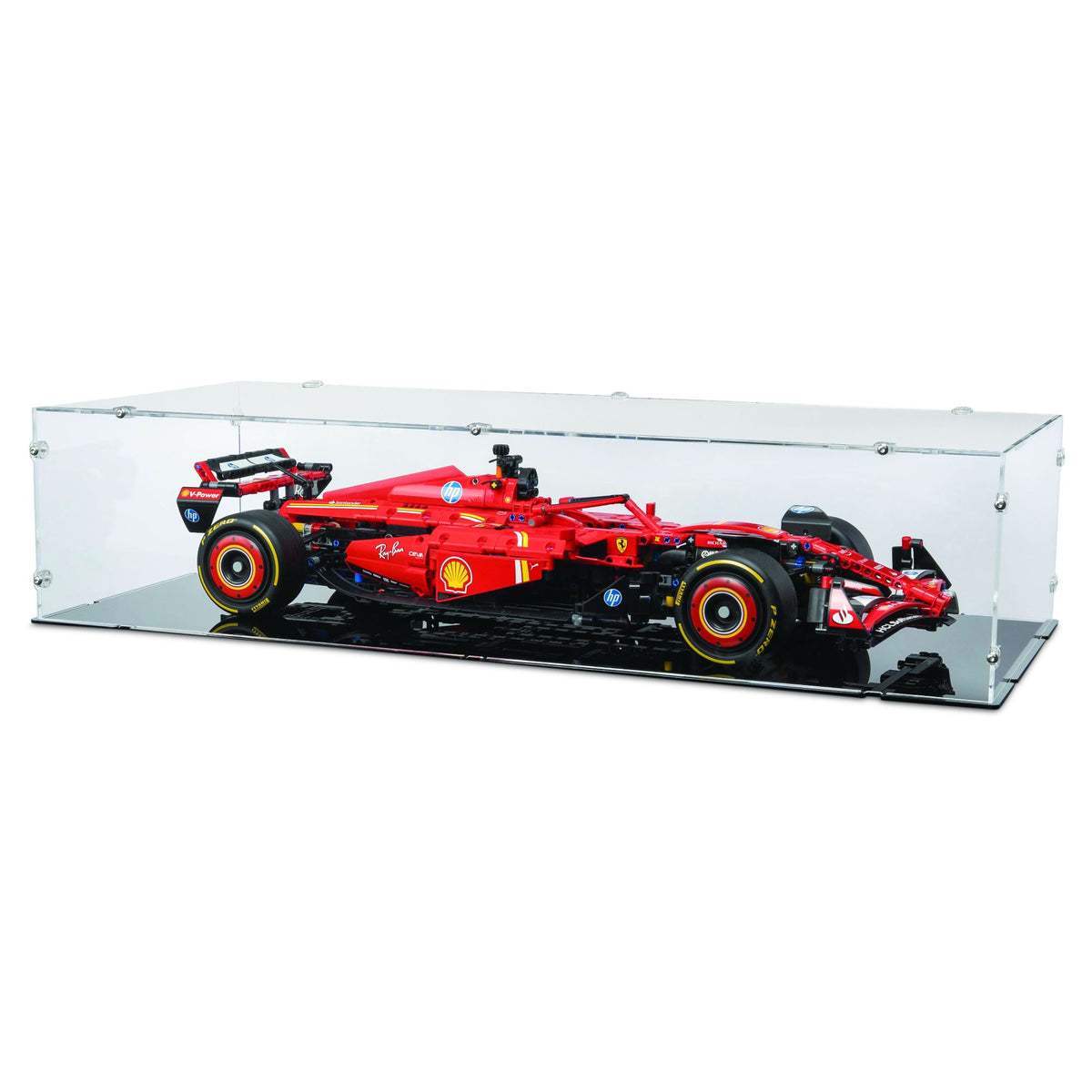 Acrylic Display Case for LEGO Ferrari SF-24 F1 Car | iDisplayit
