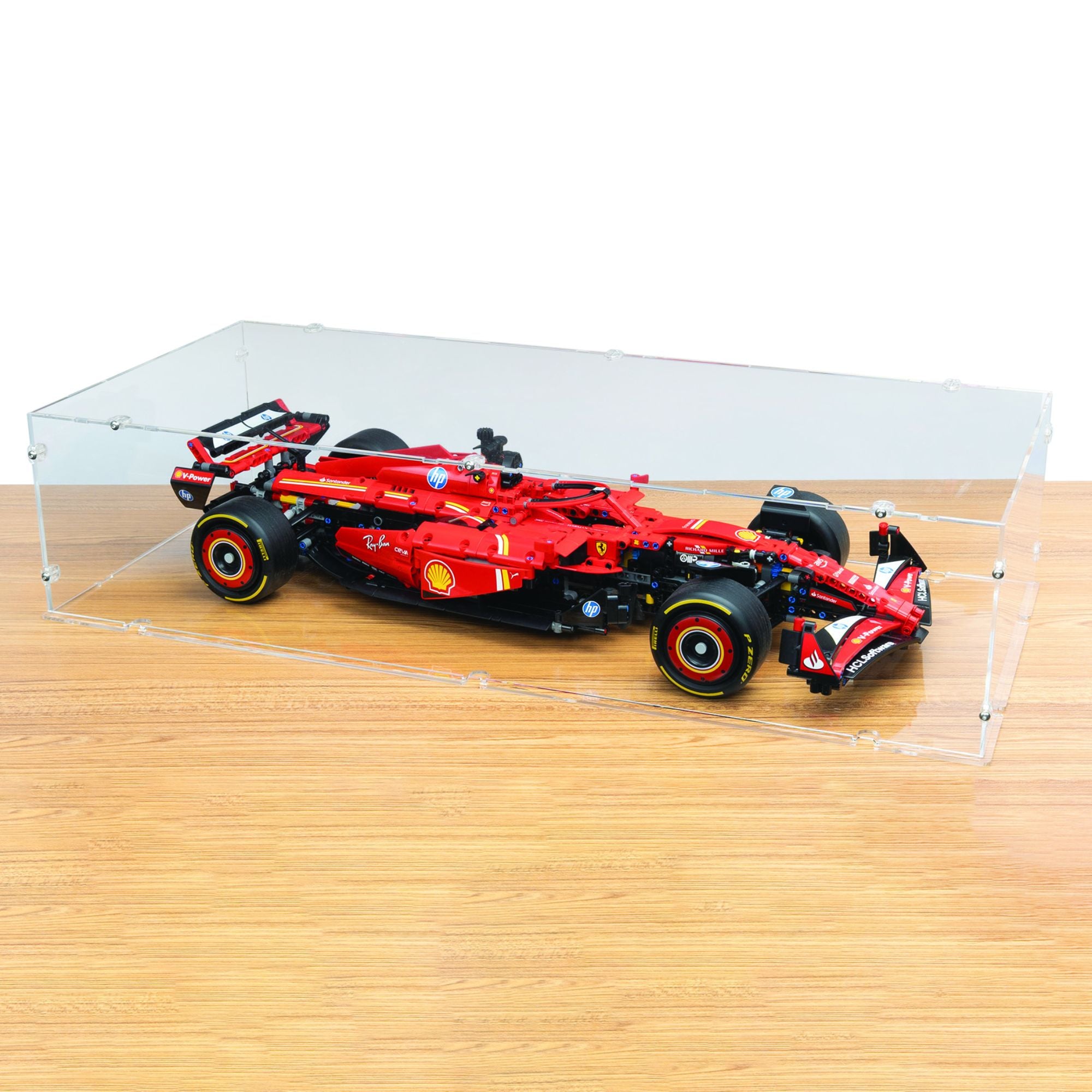 Acrylic Display Case for LEGO Ferrari SF-24 F1 Car | iDisplayit