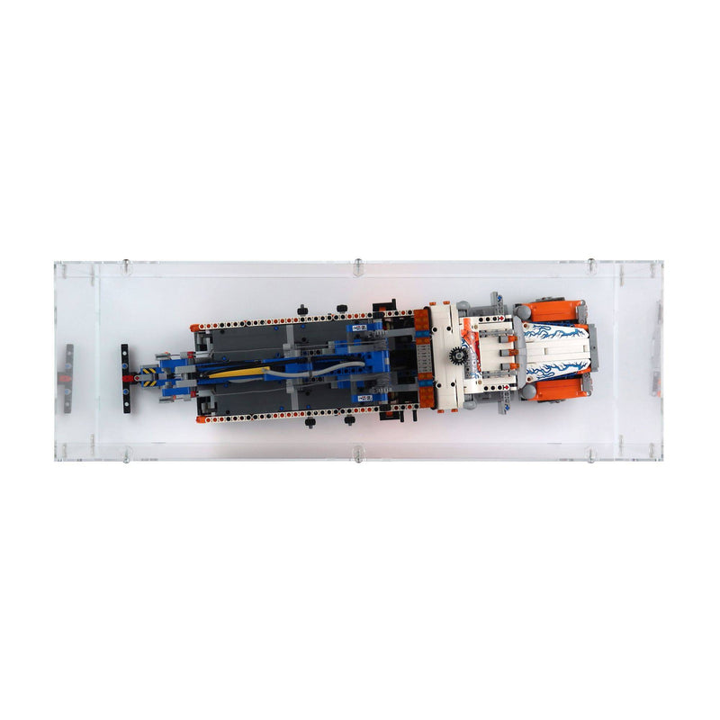Heavy-duty Tow Truck Display Case for LEGO 42128