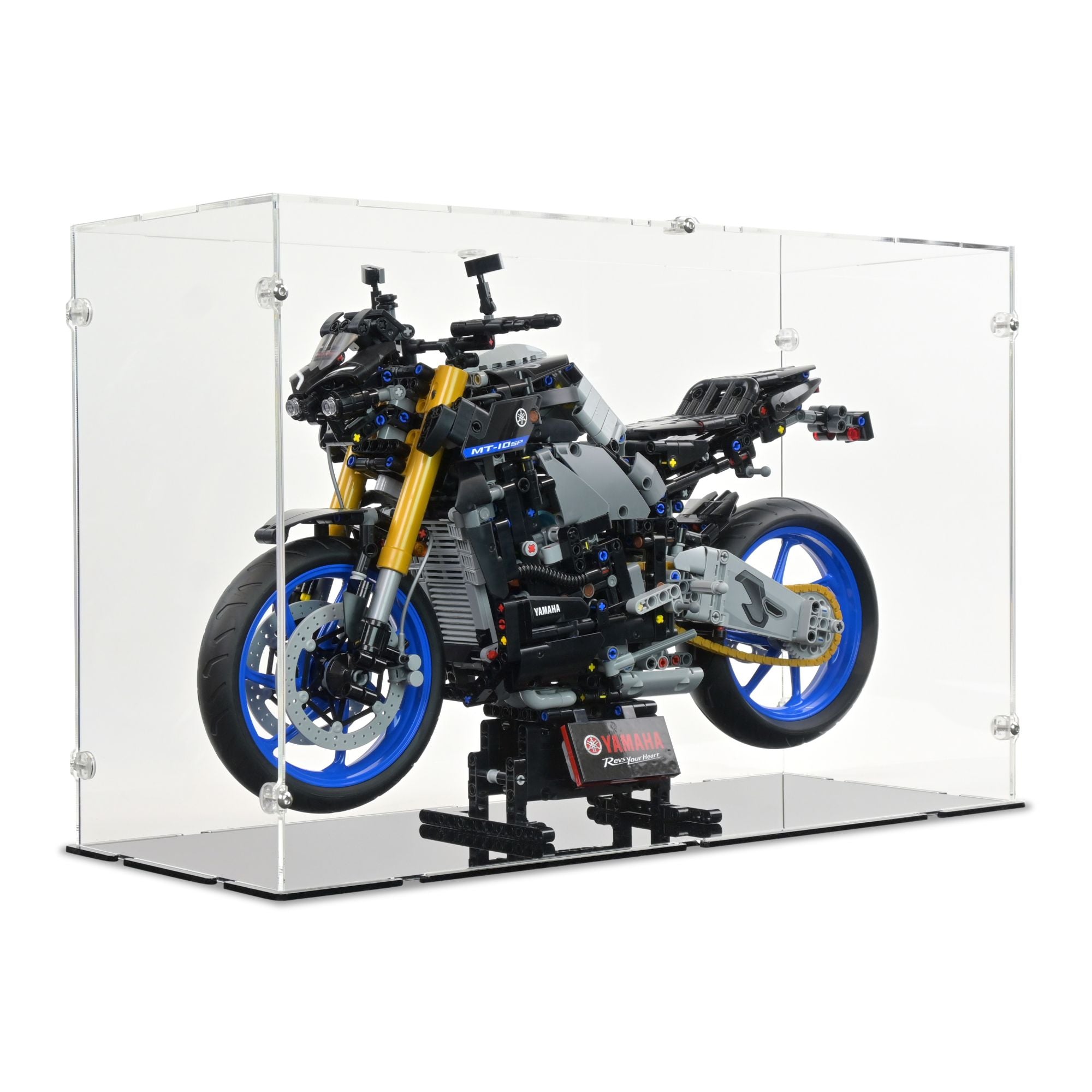 絵本棚　ディスプレイ取り外しタイプ Display Case for LEGO Yamaha MT-10 SP | iDisplayit — iDisplayit.com