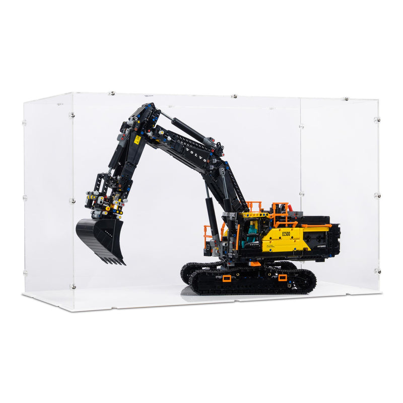 Volvo EC500 Hybrid Excavator Display Case for LEGO 42215