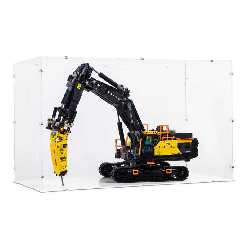 Volvo EC500 Hybrid Excavator Display Case for LEGO 42215