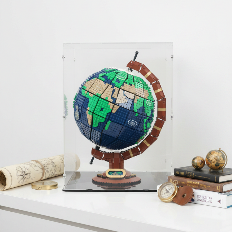 The Globe Display Case for LEGO 21332