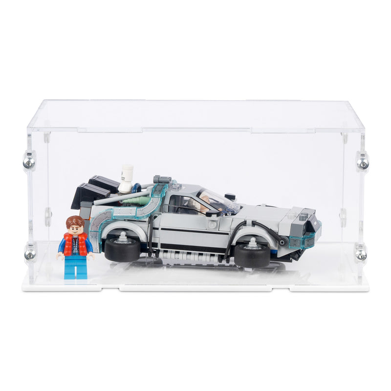 Time Machine from Back to the Future Display Case for LEGO 77256