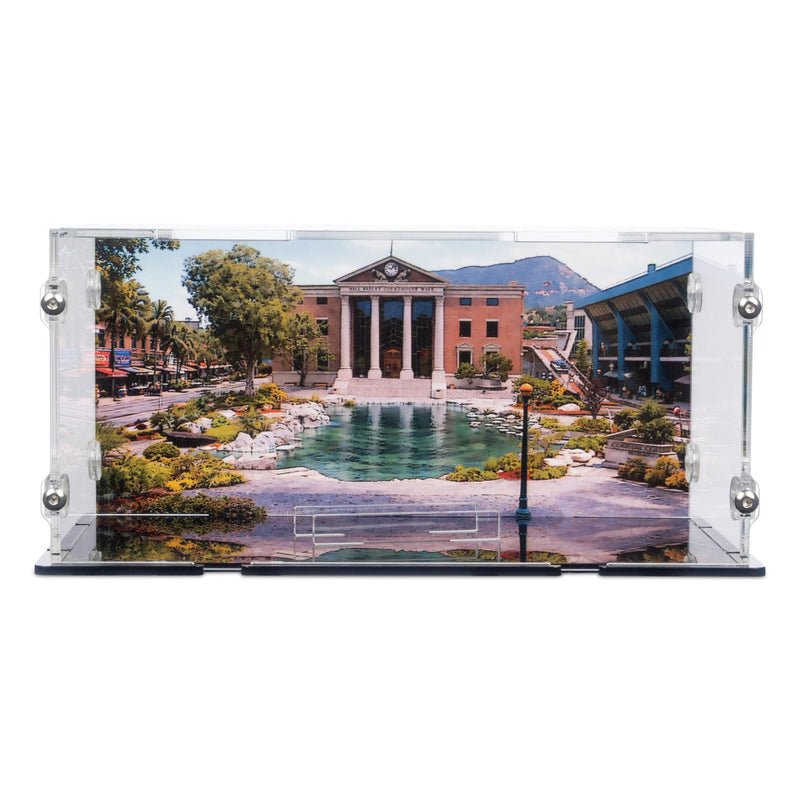 Time Machine from Back to the Future Display Case for LEGO 77256