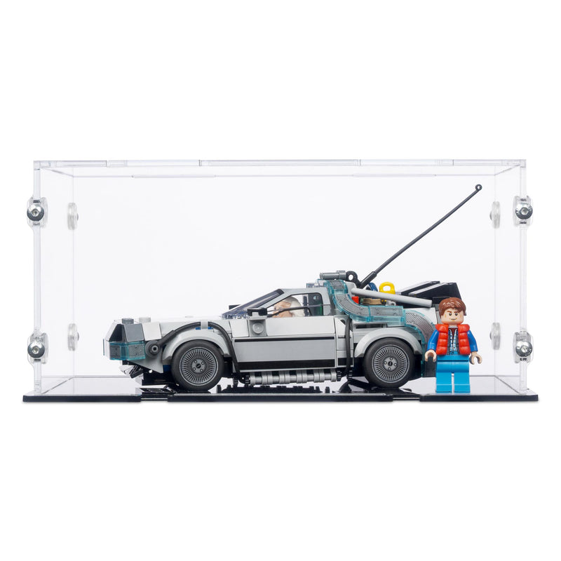 Time Machine from Back to the Future Display Case for LEGO 77256