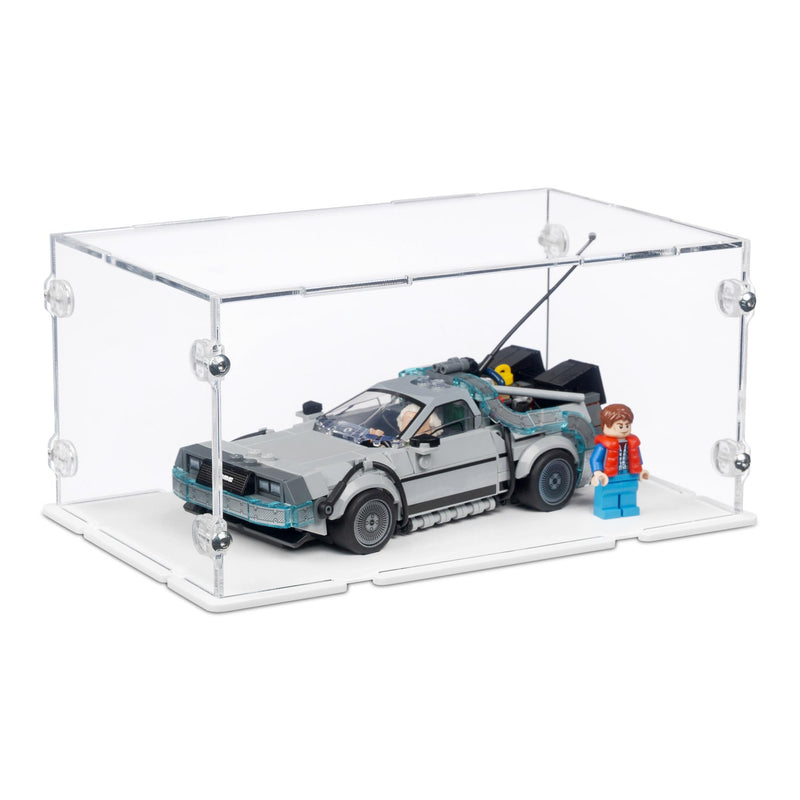 Time Machine from Back to the Future Display Case for LEGO 77256
