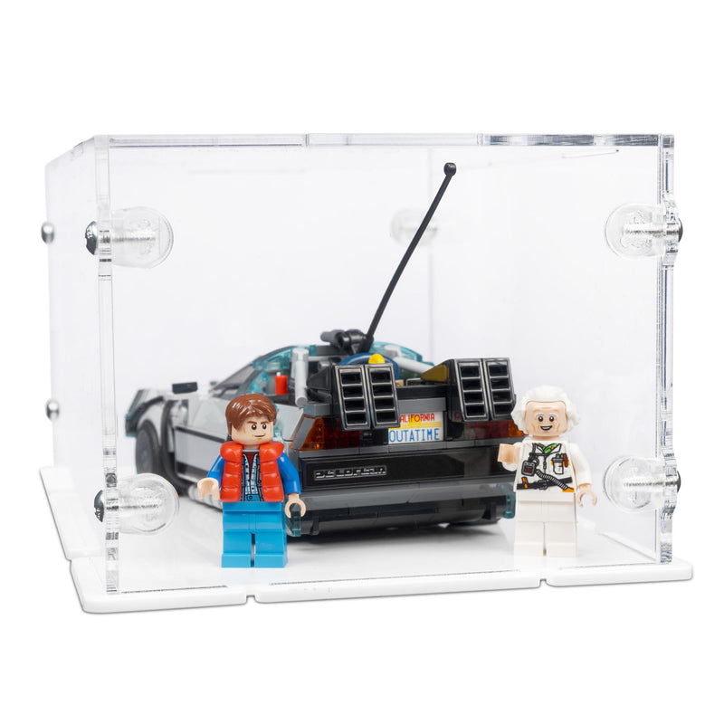 Time Machine from Back to the Future Display Case for LEGO 77256