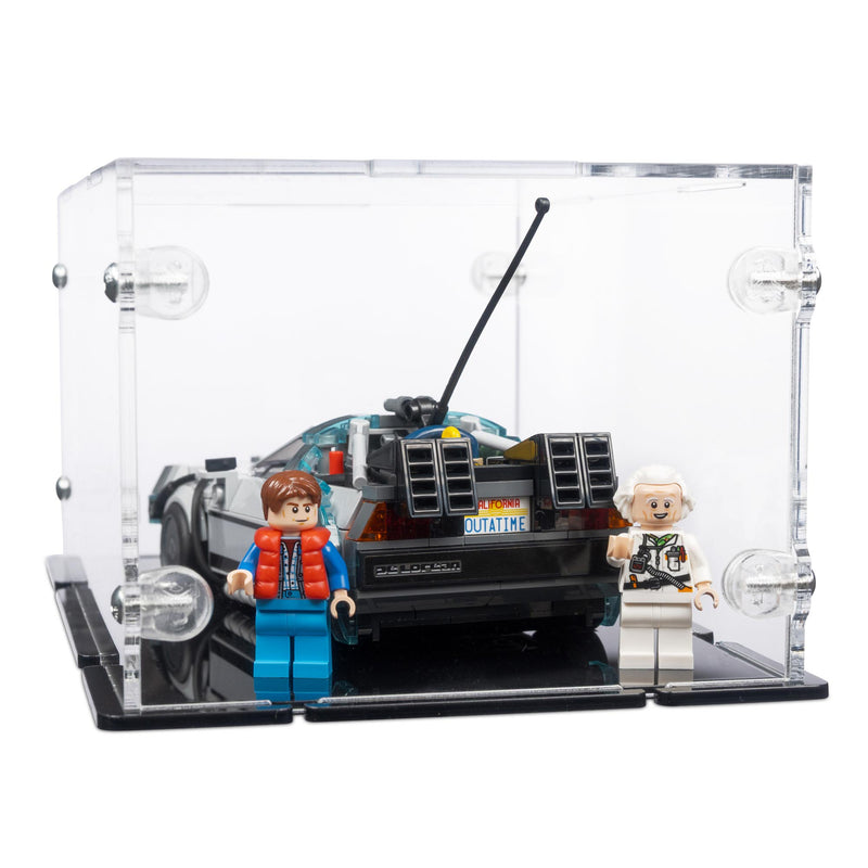 Time Machine from Back to the Future Display Case for LEGO 77256