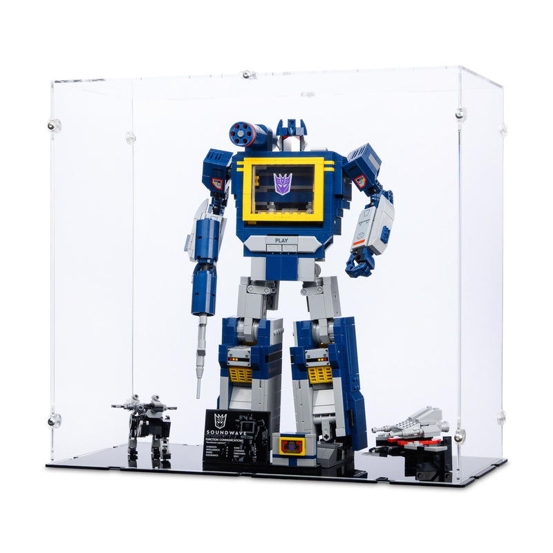 Transformers Soundwave Display Case for LEGO 10358