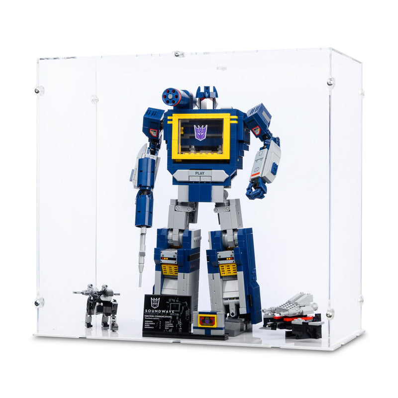 Transformers Soundwave Display Case for LEGO 10358