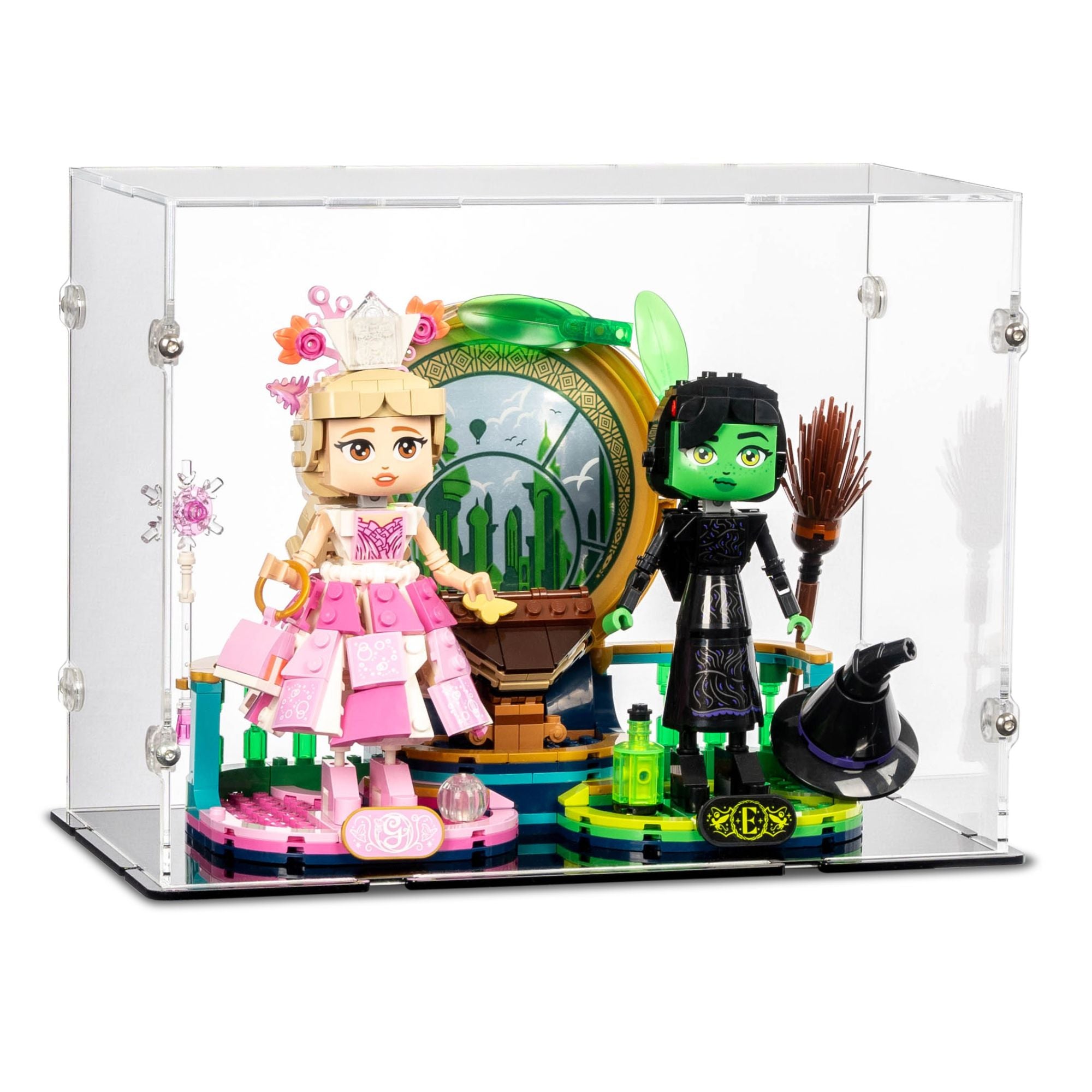Acrylic Display Case for LEGO Elphaba & Glinda Figures