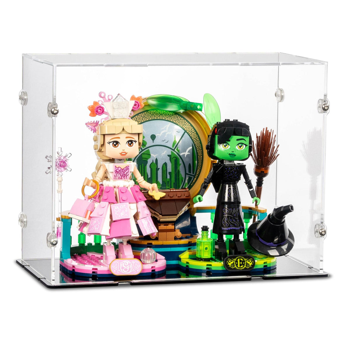 Acrylic Display Case for LEGO Elphaba & Glinda Figures