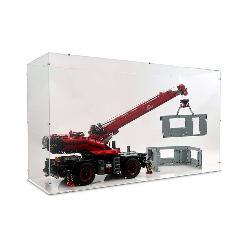 Rough Terrain Crane Display Case for LEGO 42082