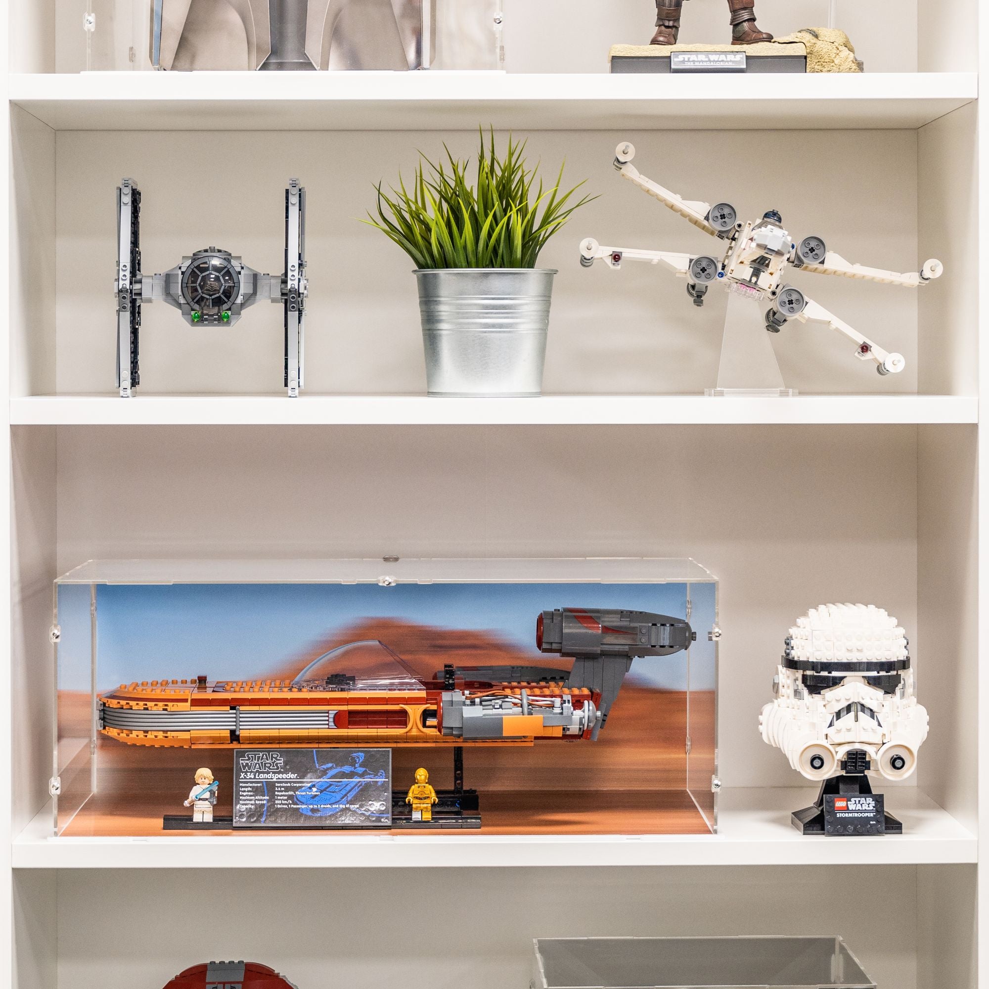 Acrylic Display Case for LEGO Luke Skywalker's Landspeeder