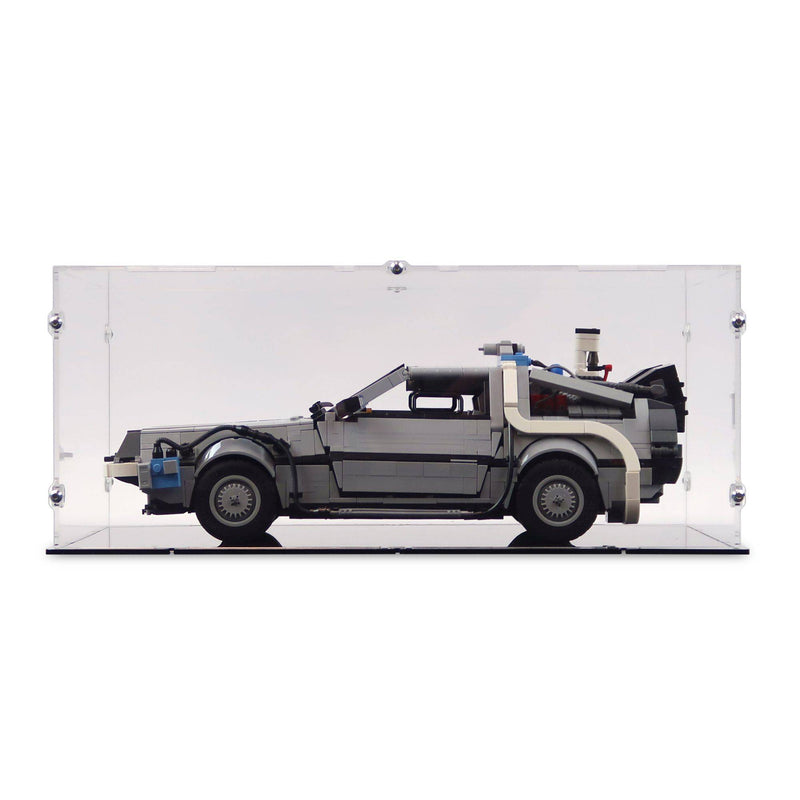 MOC DeLorean Time Machine Display Case