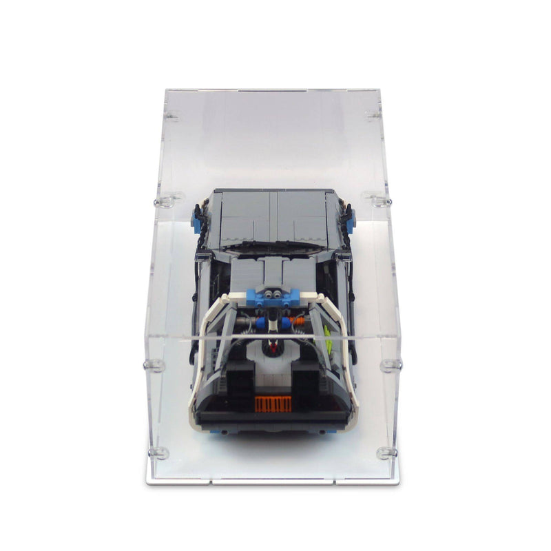 MOC DeLorean Time Machine Display Case