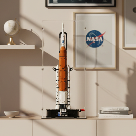 NASA Artemis Space Launch System Rocket Display Case for LEGO 42221
