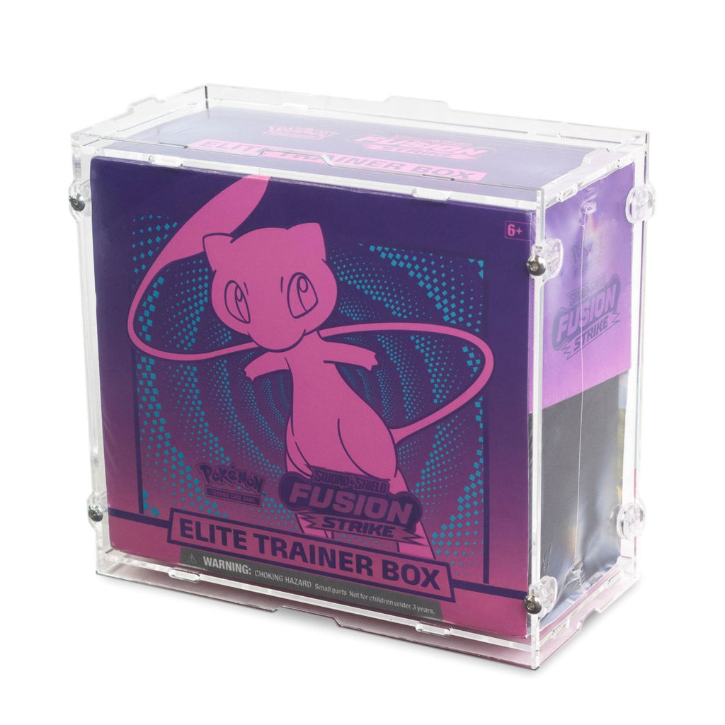 pokemon card plastic case Elite Trainer Box Enclosed Display for Fusion Strike Pidgeot V - Lost quality card storage solution Signature Type:Footprints Terastal Festival ex