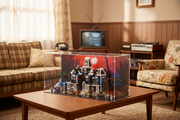 video of lego stranger things creel house in custom display box acrylic