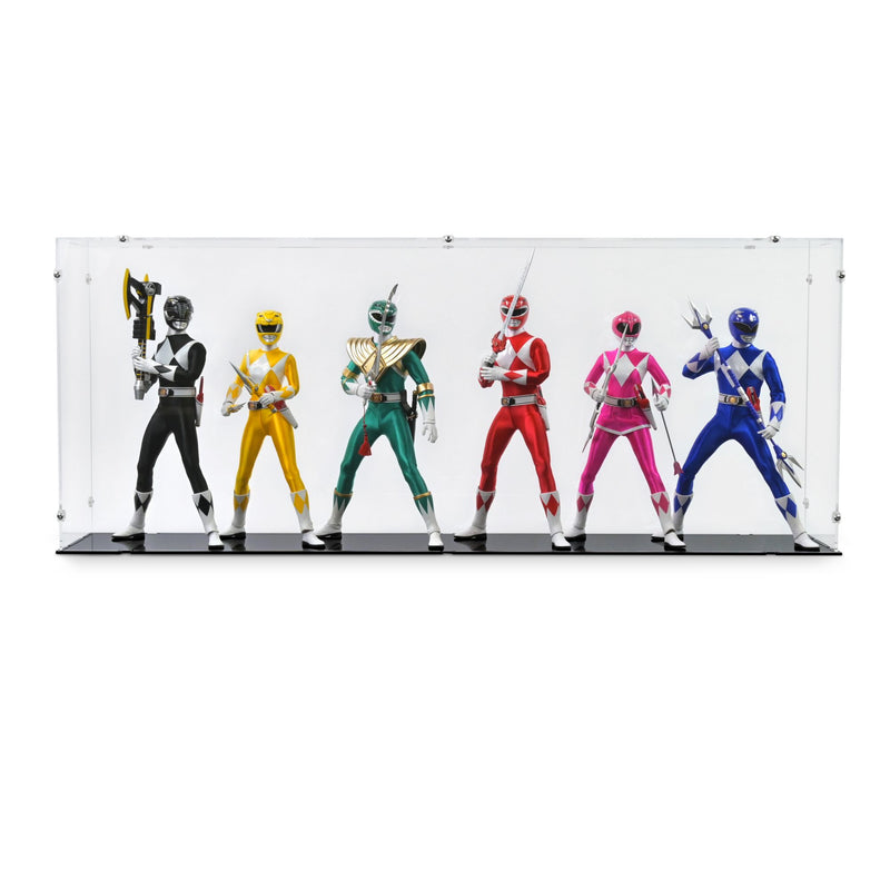 Power Rangers Display Room Display Case for threezero 1/6 Scale Power Rangers Set | iDisplayit US ...