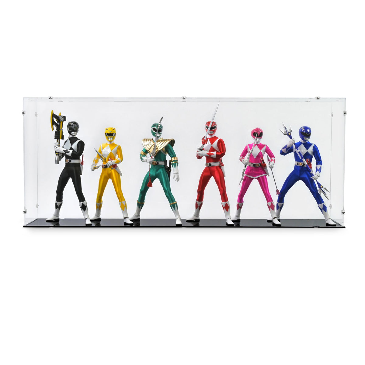 Display Case for threezero 1/6 Scale Power Rangers Set | iDisplayit US ...