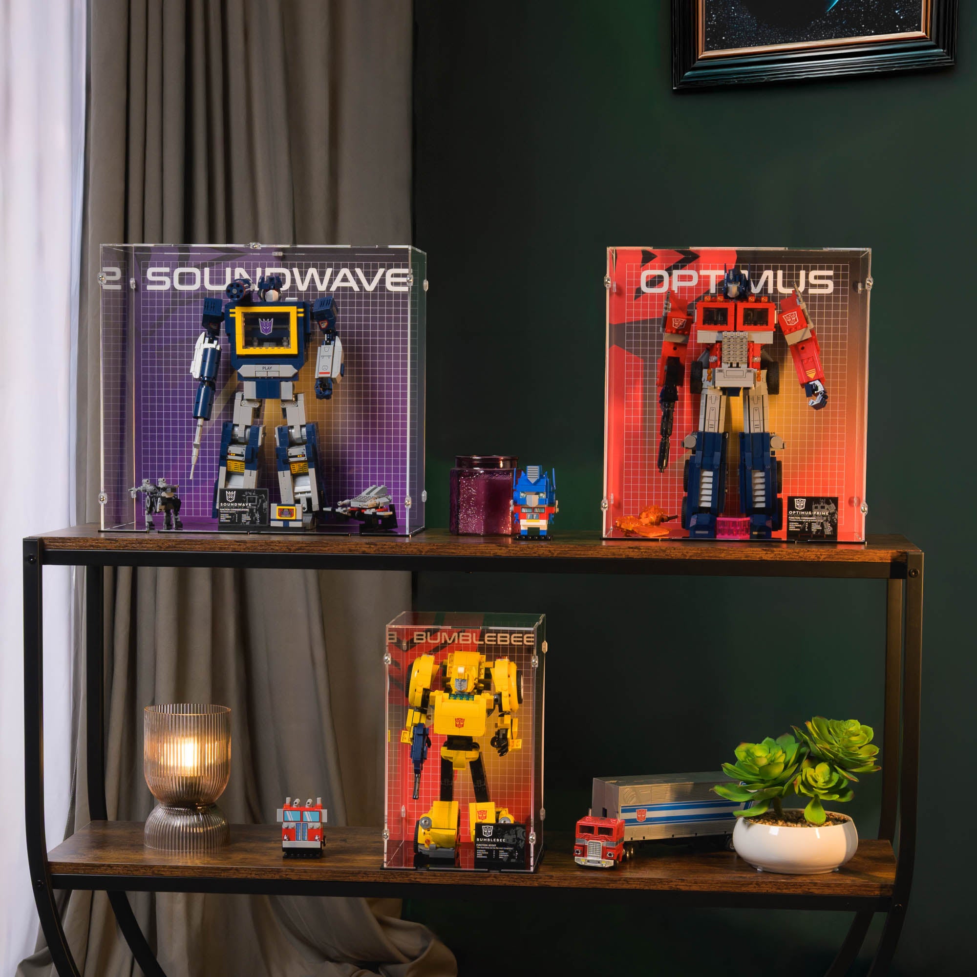 Display Case for LEGO 10358 Transformers Soundwave | iDisplayit USA ...