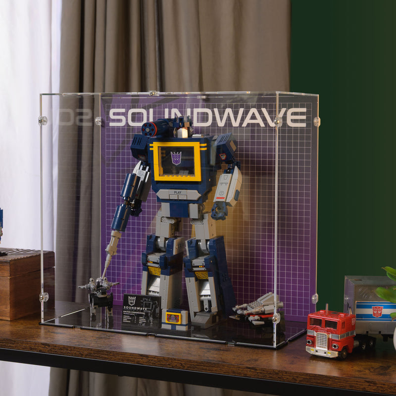 Transformers Soundwave Display Case for LEGO 10358