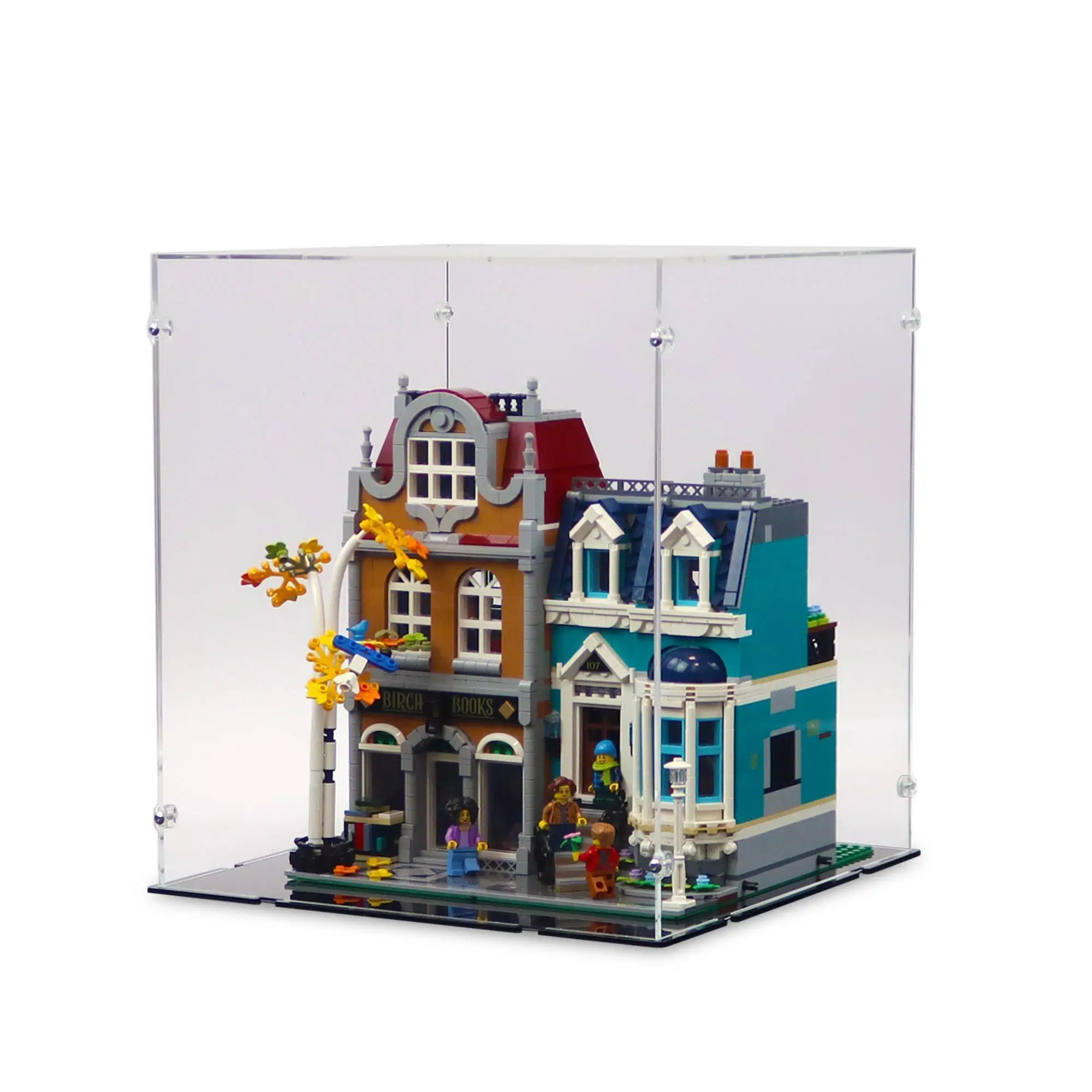 Andragende Clip sommerfugl Mantle Display Case for LEGO Bookshop | iDisplayit