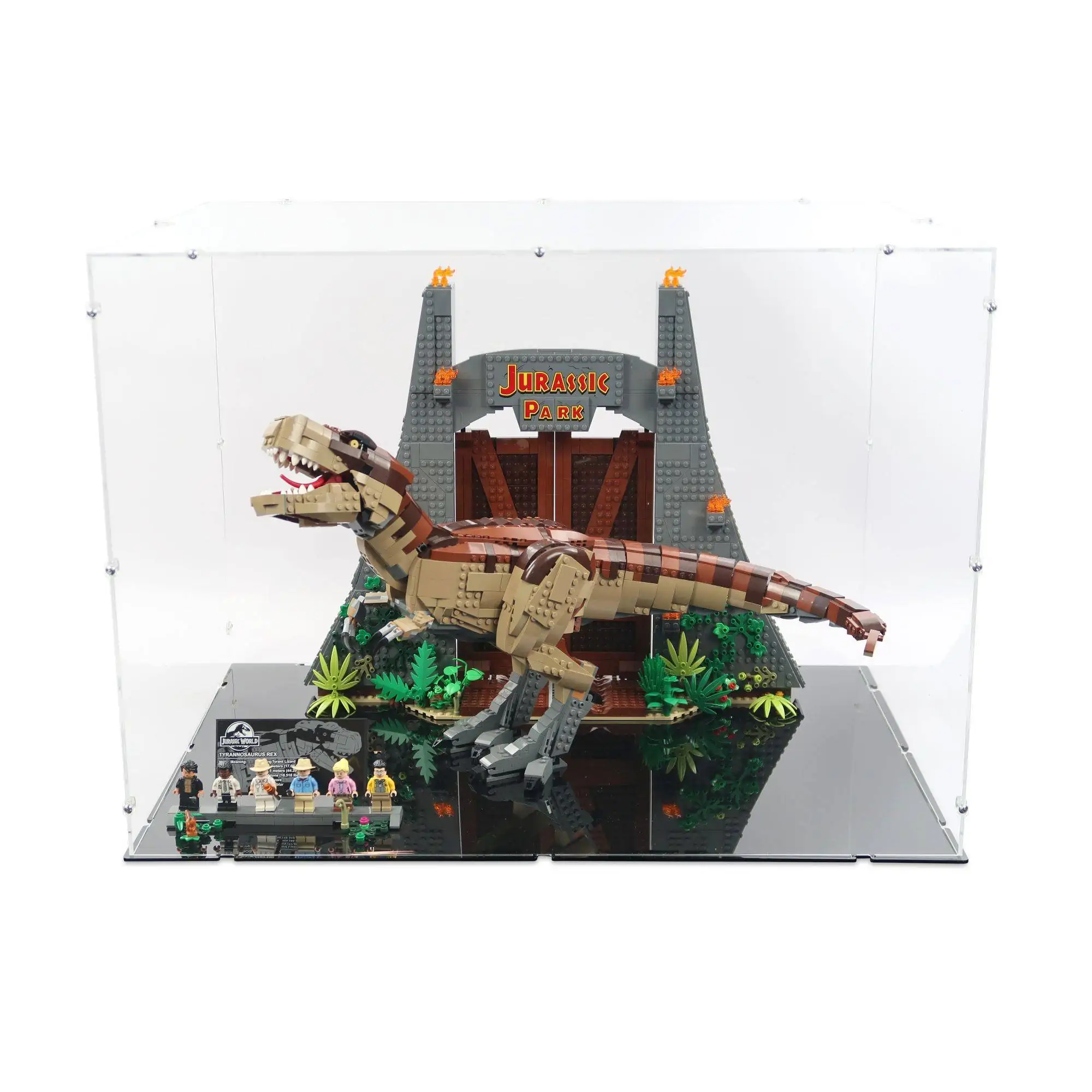 Forfatning Pludselig nedstigning Pak at lægge Acrylic Display Case for LEGO Jurassic Park T Rex Rampage | iDisplayit