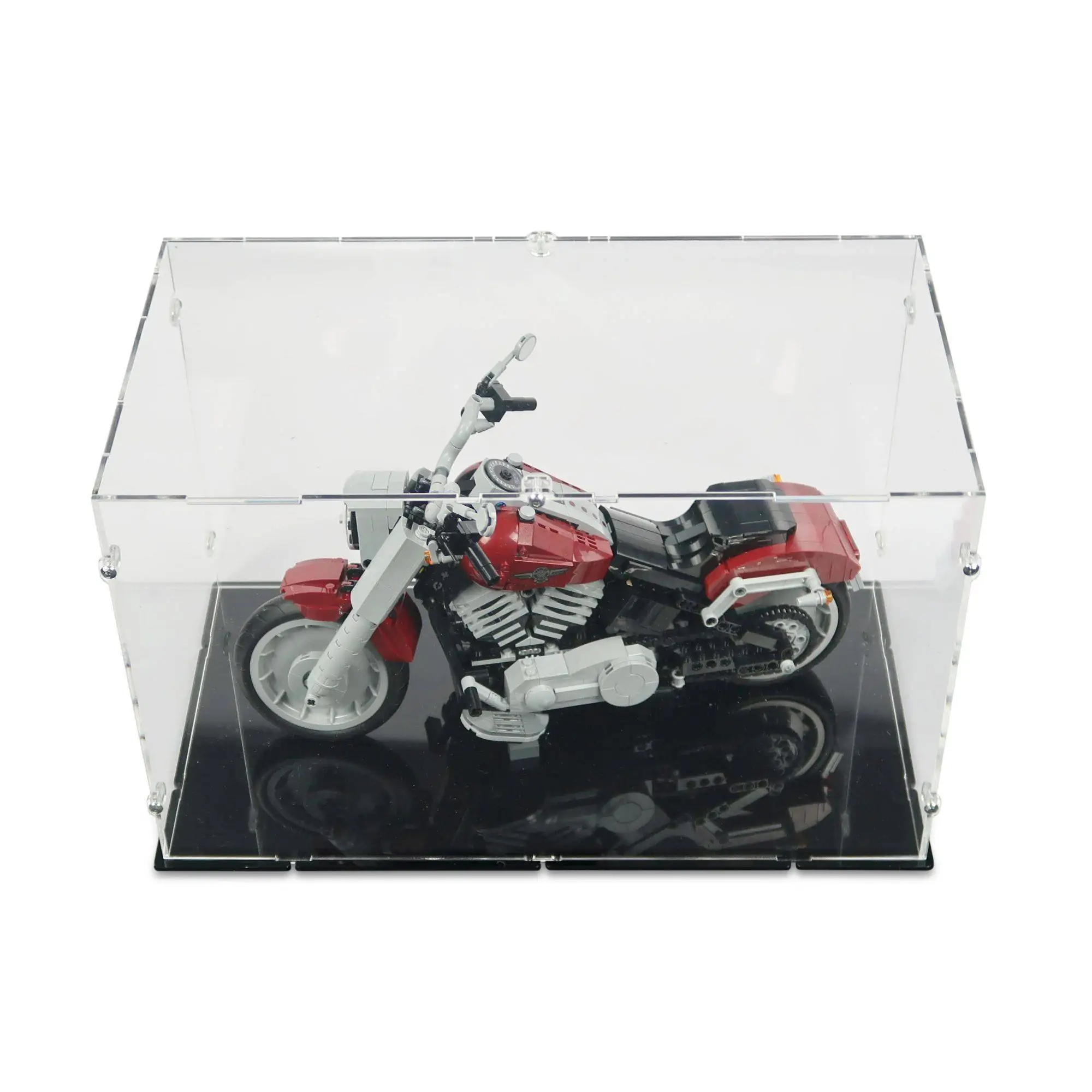 Acrylic Display Case for LEGO Harley Davidson Fat Boy