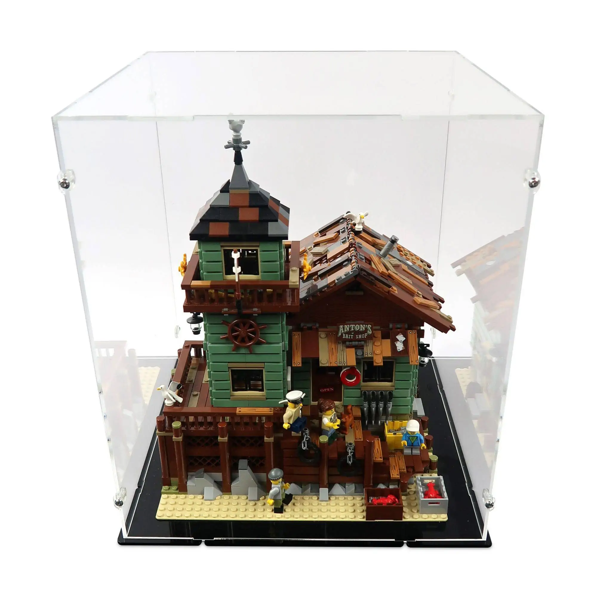 Old Fishing Store Display Case for LEGO 21310