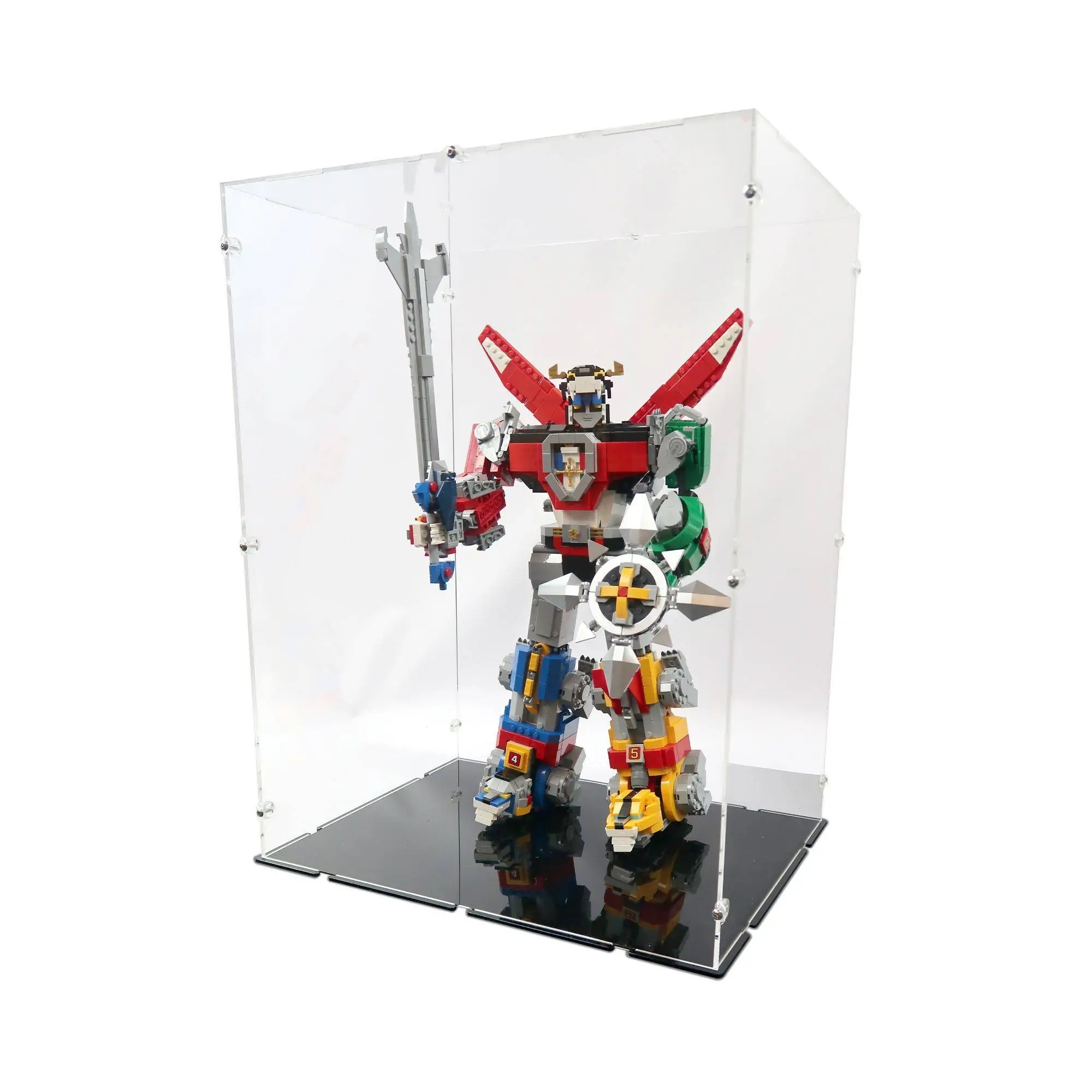 Acrylic Display Case for LEGO Voltron Transformers |