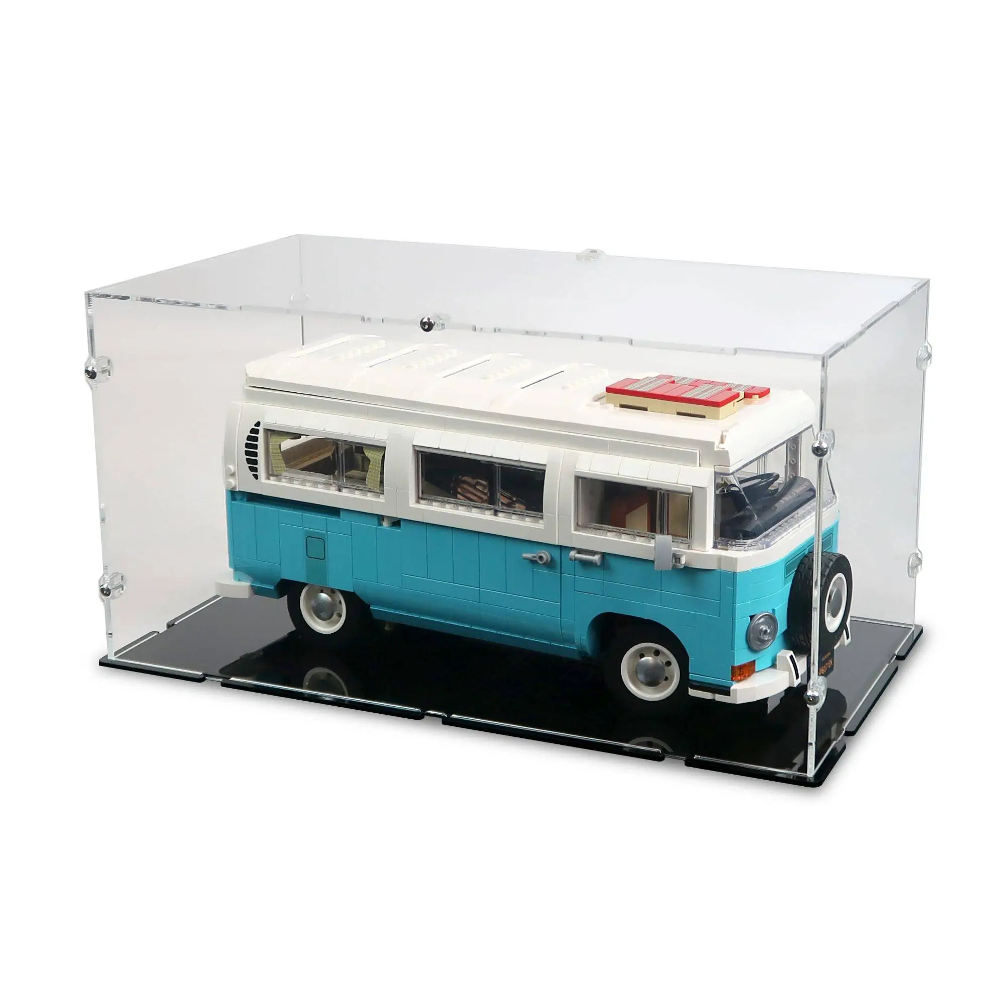 angivet symaskine rotation Small Acrylic Display Case for LEGO VW T2 Camper Van | iDisplayit