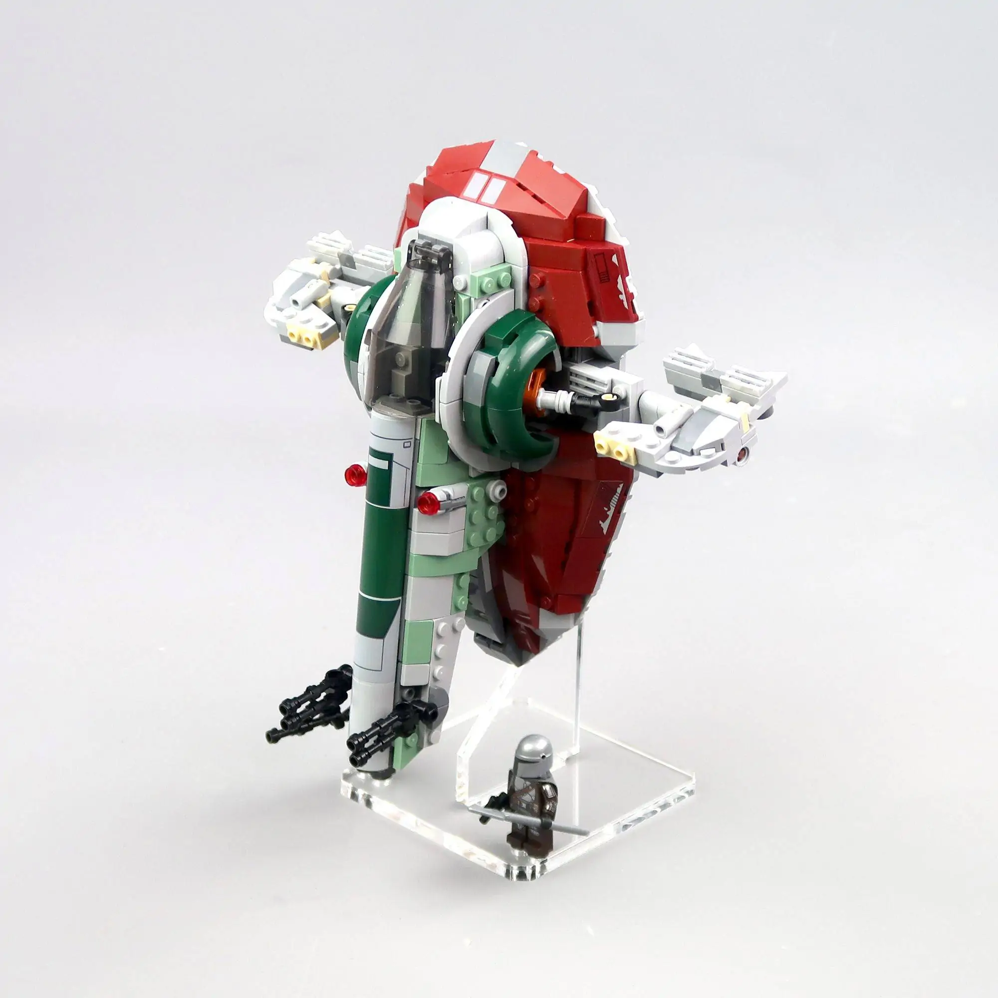 LEGO Mandalorian Slave Boba Fett's Starship Display Stand | iDisplayit