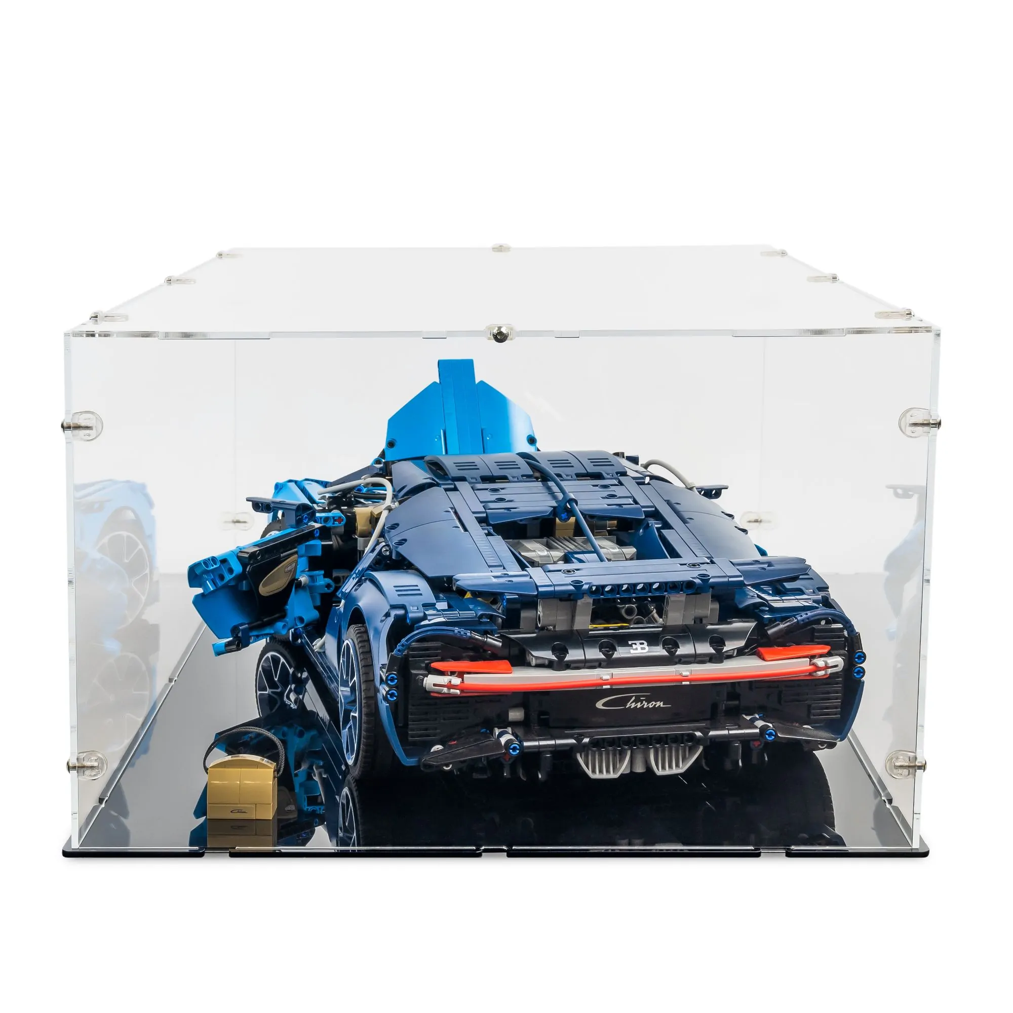 væske grit fyrværkeri XL Acrylic Display Case for LEGO Bugatti Chiron | iDisplayit