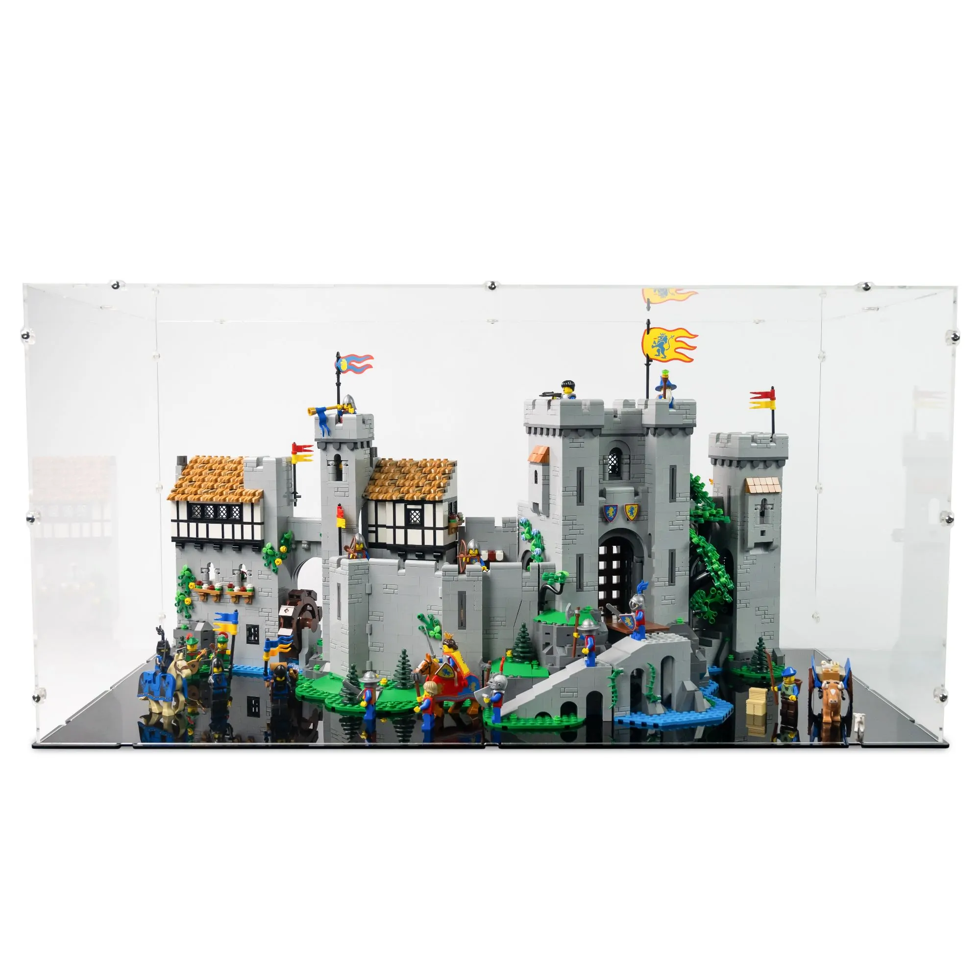 XL Acrylic Display Case for LEGO Lion Knights Castle