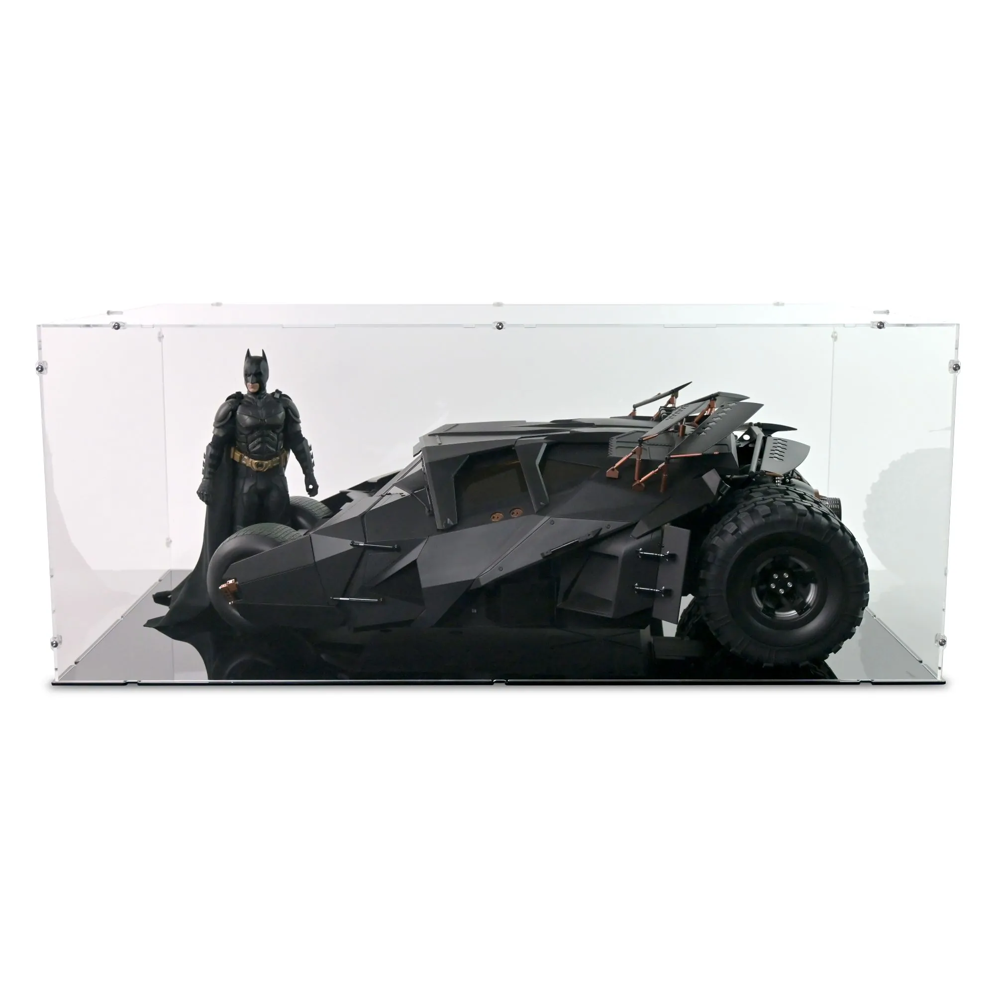 XL Acrylic Display Case for Hot Toys 1/6 Scale Batmobile Tumbler |  iDisplayit