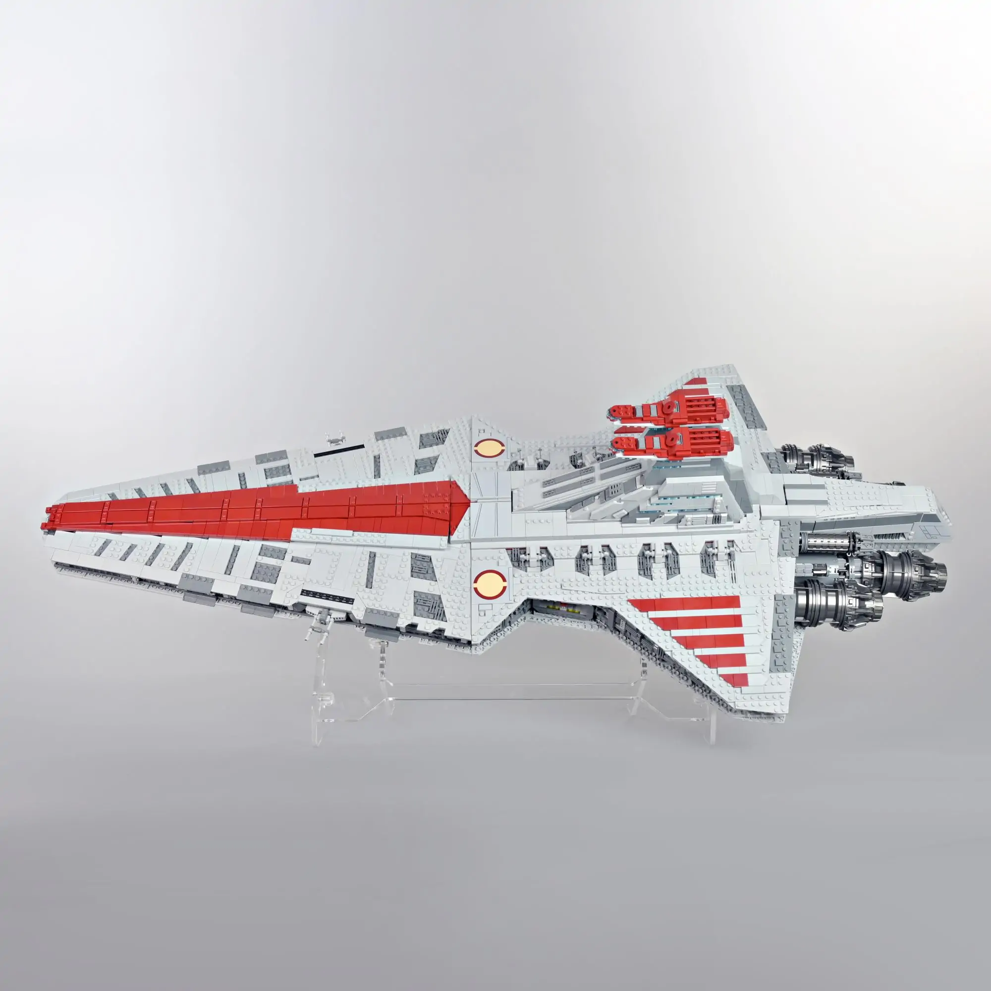 Flat Display Stand for LEGO 75367 Venator-Class Republic Attack Cruiser